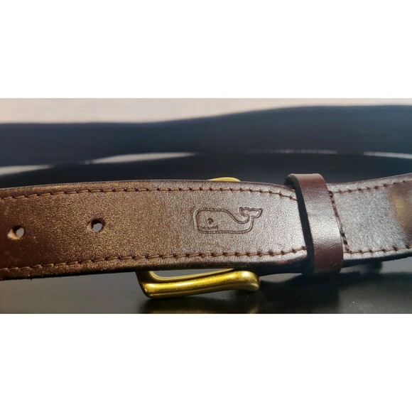 Vineyard Vines Kentucky Derby Canvas and Leather Tipped Men's belt Size 36 - Picture 6 of 16